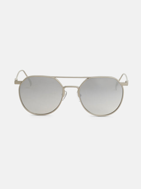 CAHOOT The Chromatic Round Sunglasses - Chalice Silver