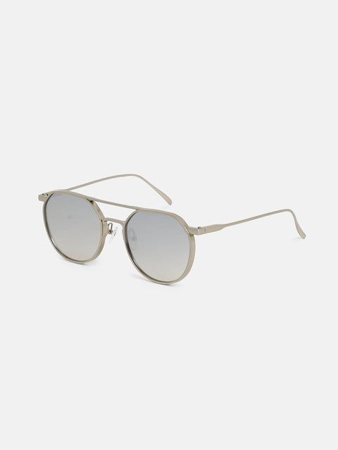 CAHOOT The Chromatic Round Sunglasses - Chalice Silver