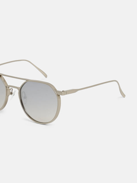 CAHOOT The Chromatic Round Sunglasses - Chalice Silver