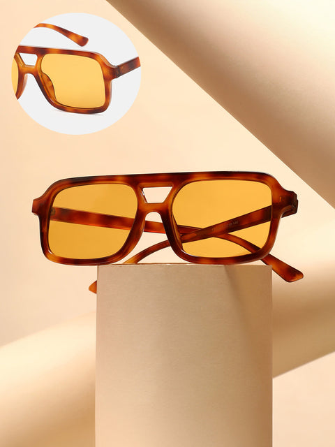 CAHOOT The Tony Aviator Sunglasses - Chestnut Brown