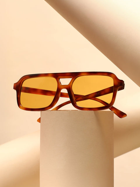 CAHOOT The Tony Aviator Sunglasses - Chestnut Brown