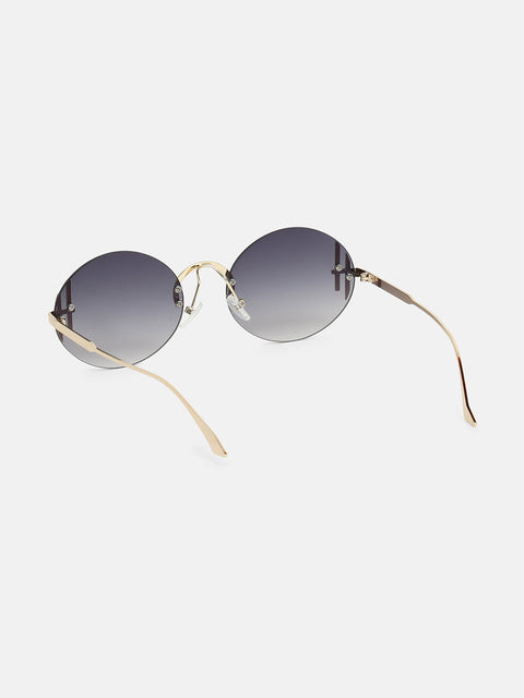 Chaos - The Boujee Round Sunglass - California Gold