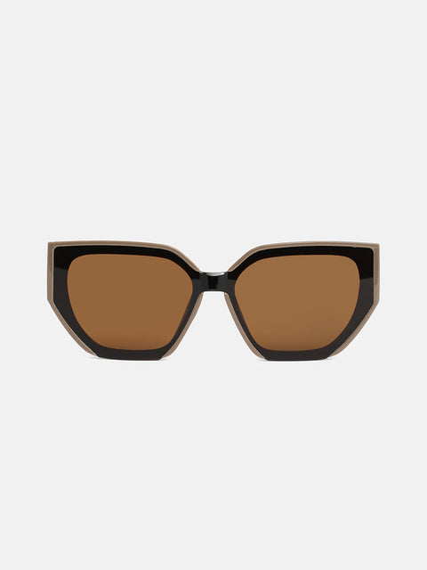 Chaos - The Avenue Cateye Sunglasses - Taupe Brown