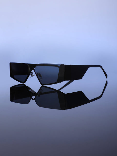 CAHOOT The Electra Shield Sunglass Onyx Black