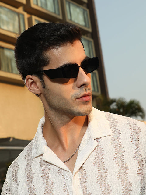 CAHOOT The Electra Shield Sunglass Onyx Black