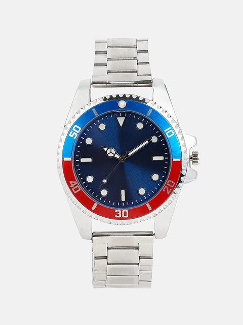 Chaos - The Ribbed Round Watch - Multicolour