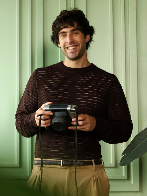 Hookd Loose-Knit Pullover Sweater