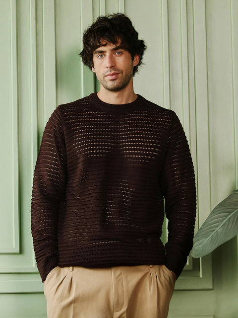 Hookd Loose-Knit Pullover Sweater