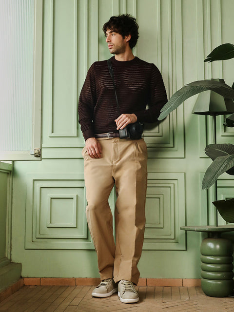 Hookd Loose-Knit Pullover Sweater
