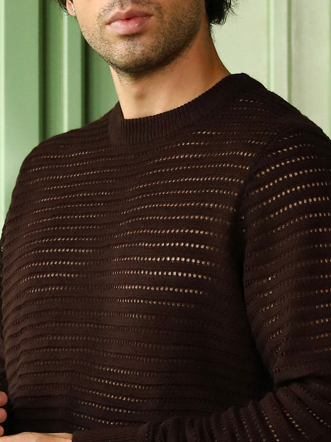 Runway Gods Loose-Knit Pullover Sweater