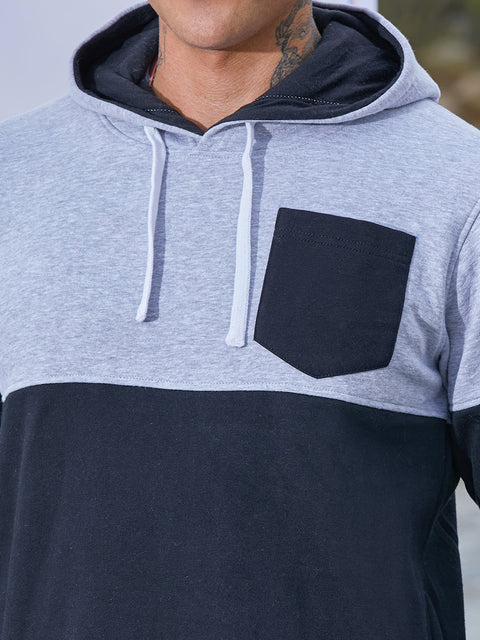 Chaos Pullover Hoodie With Patch Pocket