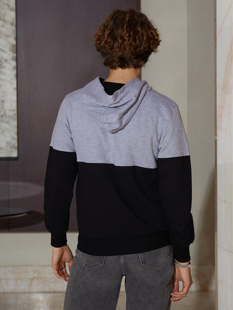 Take Two Men Sweatshirt Block Pullover Hoodie
