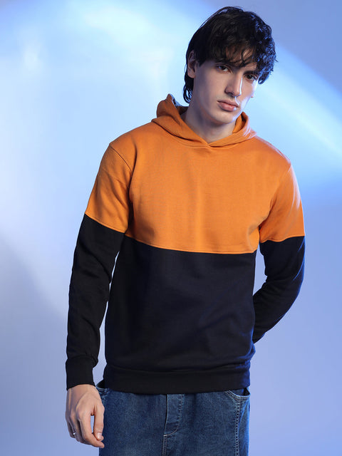 Just Be Contrast Blcok Sweatshirt