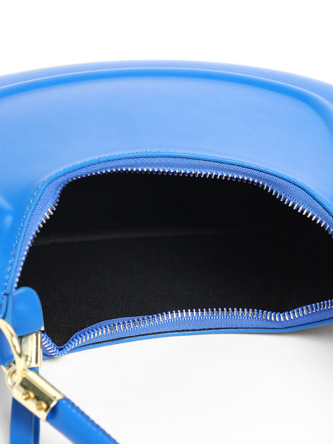 Sohi - The Curve Hand Bag - Royal Blue