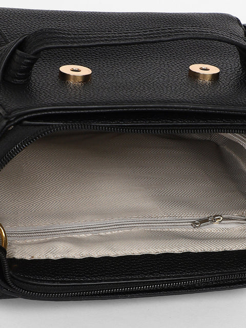 Sohi - The Cruise Hand Bag - Midnight Black