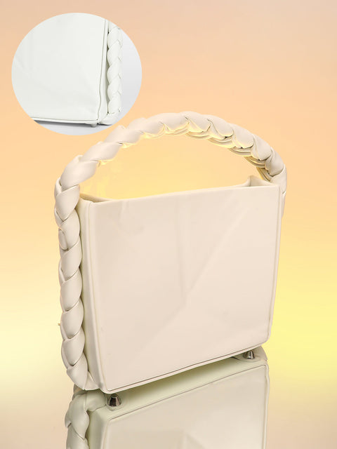 Sohi - The Kaleidoscope Bucket Bag - Cream White