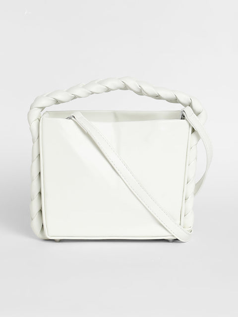 Sohi - The Kaleidoscope Bucket Bag - Cream White