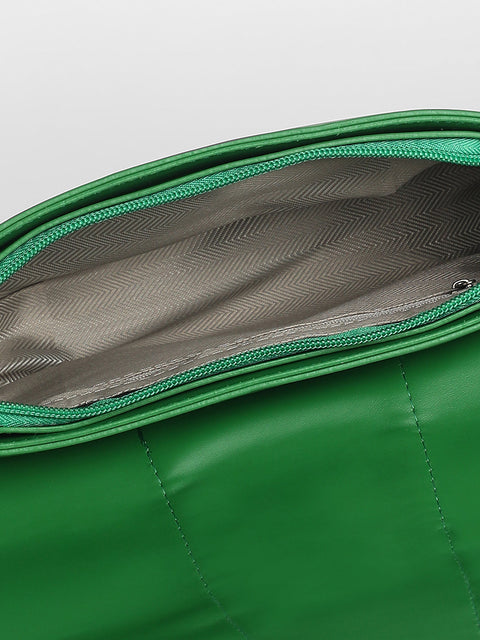 Sohi - The Ruched Sling Bag - Shamrock Green