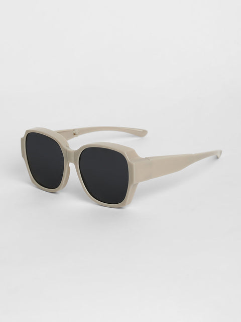 CAHOOT Men Foldable Oversized Sunglasses - Grey