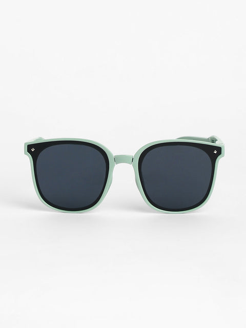 CAHOOT Men Foldable Wayfarer Sunglasses - Green