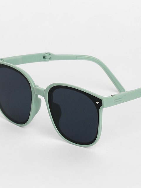 CAHOOT Men Foldable Wayfarer Sunglasses - Green