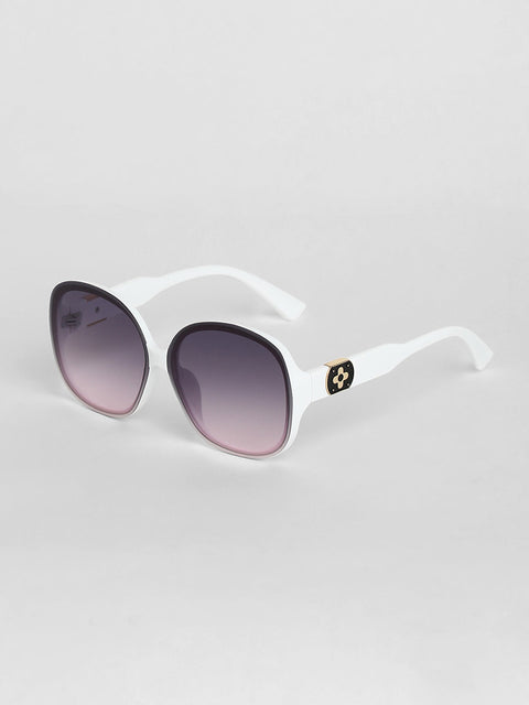 CAHOOT Men Gradient Butterfly Sunglasses - White