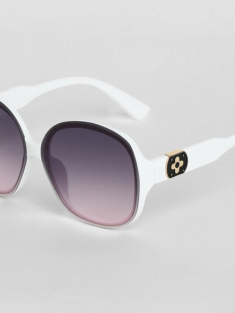 CAHOOT Men Gradient Butterfly Sunglasses - White