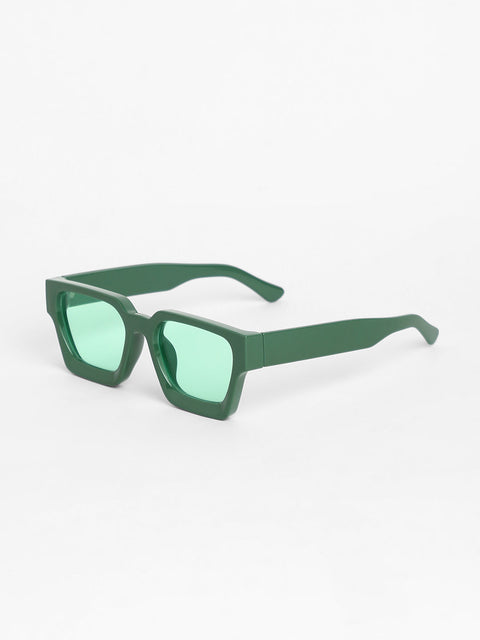 CAHOOT Men Chunky Wayfarer Sunglasses - Green