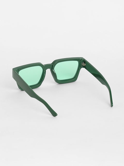 CAHOOT Men Chunky Wayfarer Sunglasses - Green