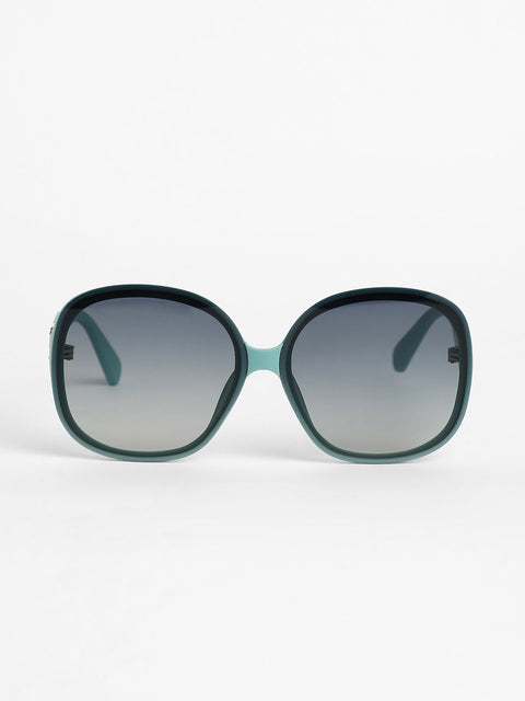 Sohi - The Clover Oversized Sunglasses - Sea Green