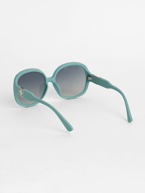 Sohi - The Clover Oversized Sunglasses - Sea Green