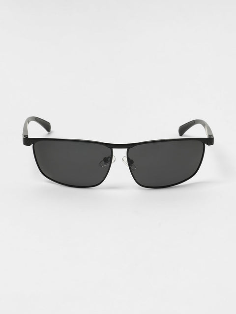 Sauce - The Sporty Browline Sunglasses - Onyx Black