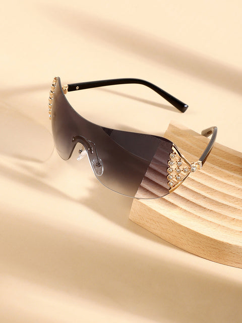 CAHOOT The Bling Wrap Sunglasses Onyx Black