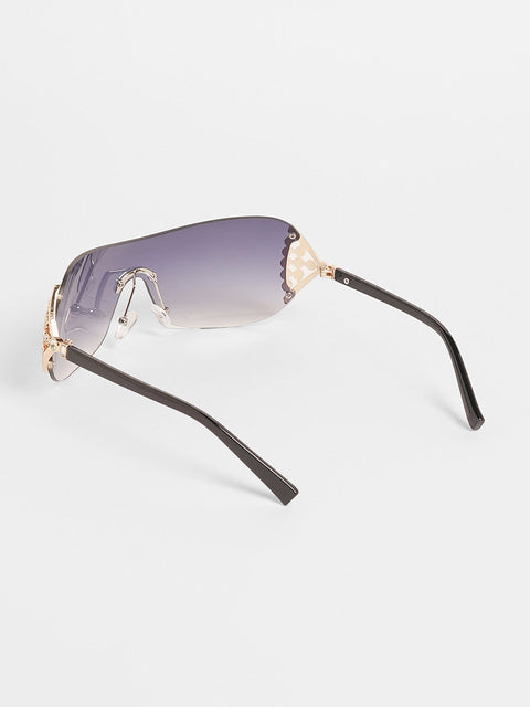 CAHOOT The Bling Wrap Sunglasses Onyx Black