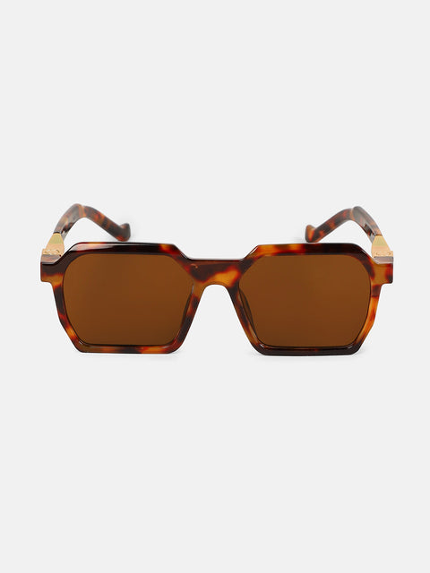 Hot Sauce - The Urban Tortoiseshell Wayfarer Sunglass - Coffee Brown