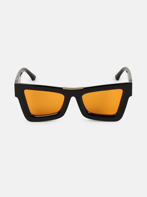 Hot Sauce - The Broadway Cateye Sunglass - Onyx Black