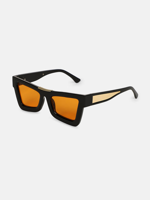Hot Sauce - The Broadway Cateye Sunglass - Onyx Black
