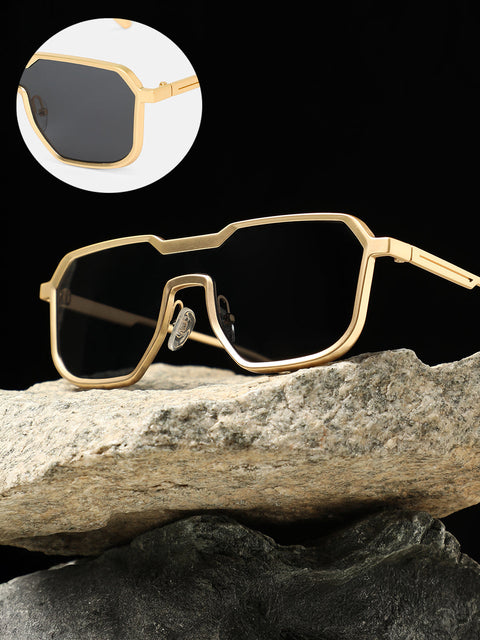 Hot Sauce - The Cyborg Wayfarer Sunglass - Midnight Black