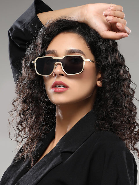 Hot Sauce - The Cyborg Wayfarer Sunglass - Midnight Black