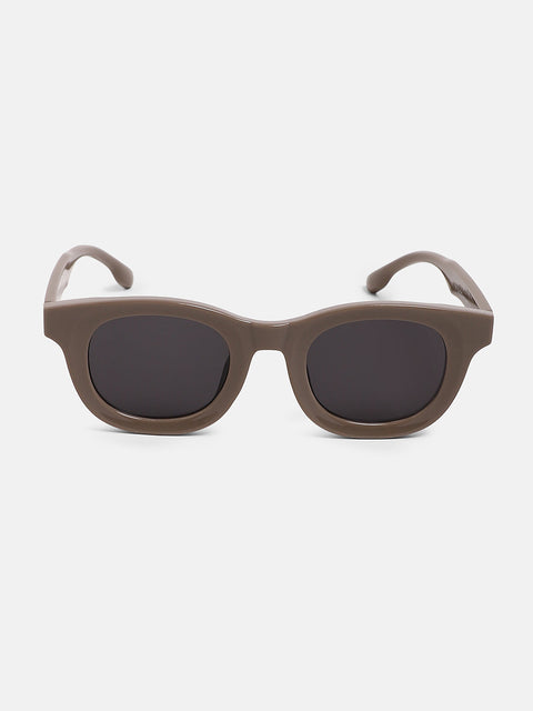 CAHOOT The Gregory Wayfarer Sunglass Taupe Brown