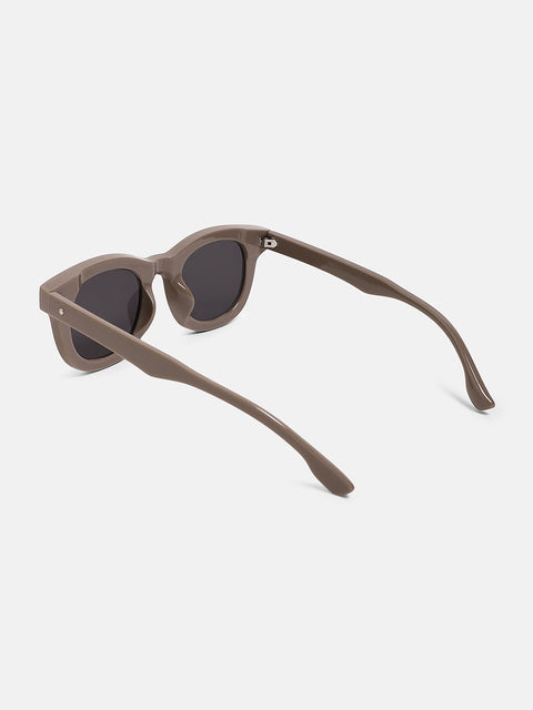 CAHOOT The Gregory Wayfarer Sunglass Taupe Brown