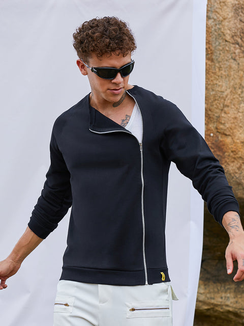 Chaos Sweatshirt With Asymmetriclal Zip