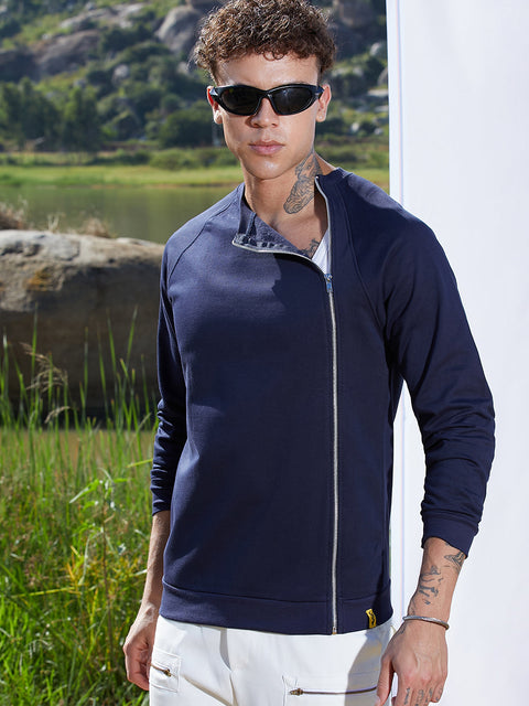 Chaos Sweatshirt With Asymmetriclal Zip