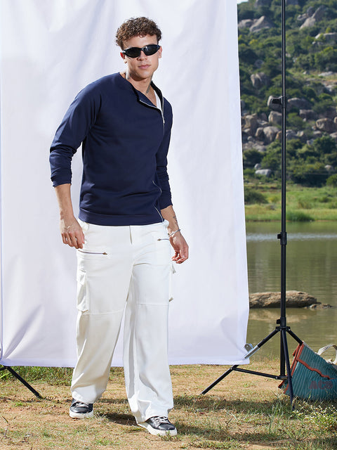 Chaos Sweatshirt With Asymmetriclal Zip