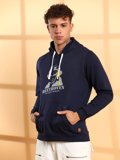 Hooked Beethovan Hoodie With Kangaroo Pocket