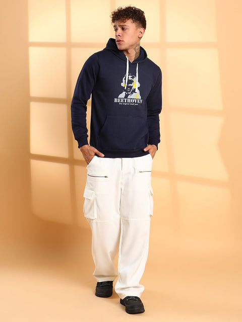 Hooked Beethovan Hoodie With Kangaroo Pocket