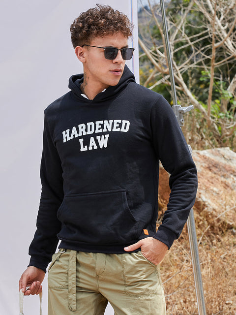 Hooked Hardened Law Hoodie With Kangaroo Pocket
