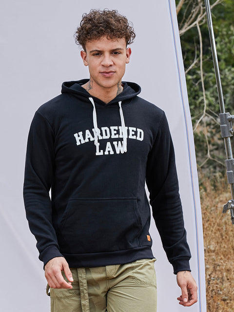 Hooked Hardened Law Hoodie With Kangaroo Pocket