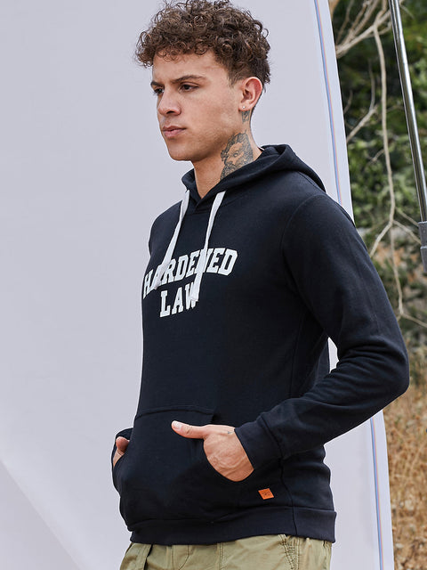 Hooked Hardened Law Hoodie With Kangaroo Pocket