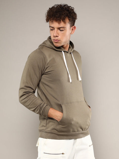 Interim Pullover Hoodie With Contrast Drawstring